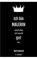 Notizbuch für Maler / Malerin: Originelle Geschenk-Idee [120 Seiten liniertes blanko Papier]