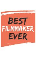 Best filmmaker Ever filmmakers Gifts filmmaker Appreciation Gift, Coolest filmmaker Notebook A beautiful