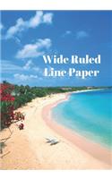 Wide Ruled Line Paper