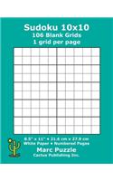 Sudoku 10x10 - 106 Blank Grids