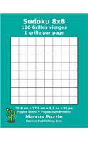 Sudoku 8x8 - 106 Grilles vierges