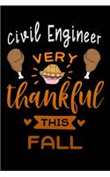 Civil Engineer very thankful this fall