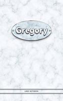Gregory - Lined Notebook