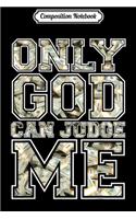 Composition Notebook: Only god can judge me 100 dollar stacks hustle hard Journal/Notebook Blank Lined Ruled 6x9 100 Pages