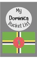 My Dominica Bucket List: Novelty Bucket List Themed Notebook
