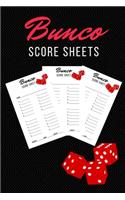 Bunco Score Sheets