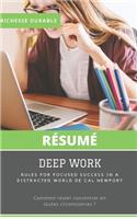 (Résumé) DEEP WORK: Rules For Focused Success In A Distracted World De Cal Newport: Comment rester concentrer en toutes circonstances ?