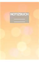 Notizbuch A5 Muster Hell Orange Funkeln: - 111 Seiten - EXTRA Kalender 2020 - Einzigartig - Liniert - Linie - Linien - Geschenk - Geschenkidee