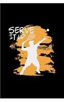 Serve it up: 6x9 TENNIS - dotgrid - dot grid paper - notebook - notes