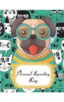Personal Spending Log: Daily Expense Log, Business Spending Book, Expense Tracking, Expense Journal, Spending Tracker Book 120 pages 8.5" x 11"