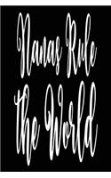 Nanas Rule the World Dot Grid Journal