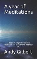 A year of Meditations