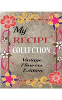 My Recipe Collection Vintage Flowers Edition