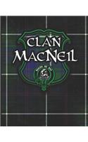 Clan MacNeil: Scottish Tartan Family Crest - Blank Lined Composition Notebook with Soft Matte Cover