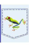 Colorful Rain Forest Frog Pocket