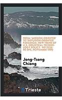 From 'Mission-Oriented' to 'Diffusion Oriented' Paradigm