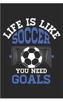 Life Is Like Soccer You Need Goals