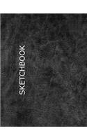 Sketchbook: Top Bound Landscape Blank Book for Drawing, Sketching and Doodling
