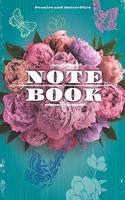 Peonies and Butterflies Notebook