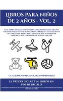 Fichas con juegos para la guardería (Libros para niños de 2 años - Vol. 2): Este libro tiene 50 imágenes extra grandes con trazos gruesos, para ayudar a pintar sin errores y así aumentar la confianza, reducir la frustración 