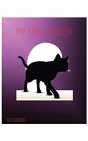 My Halloween Notebook: Unlined Notebook - Large (8 x 10 inches) - 100 Pages(2 My Beloved Halloween)