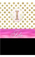 Ida: Personalized Lined Journal Diary Notebook 150 Pages, 6" X 9" (15.24 X 22.86 CM), Durable Soft Cover