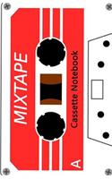 Cassette Notebook: Lined A5 Notebook - Cream Paper, A5 Size (5.5 x 8.5 inches), 100 pages (50 sheets)