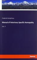 Manual of Veterinary Specific Homopathy