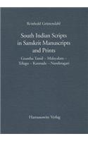 South Indian Scripts in Sanskrit Manuscripts and Prints