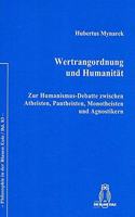 Wertrangordnung Und Humanität