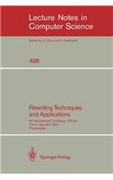 Rewriting Techniques and Applications