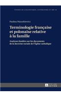 Terminologie Française Et Polonaise Relative À La Famille