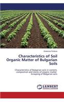 Characteristics of Soil Organic Matter of Bulgarian Soils