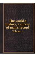 The world's history, a survey of man's record Volume 1: (English)