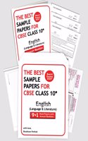 The Best Sample Papers for CBSE Class 10 English Language and Literature with 9+1 Mock Papers, OMR Sheets and Answer Booklets for 2025 Board Exams by Shubham Pathak