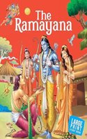 Story book : The Ramayana - Indian Mythology (Illustrated story for Children) (Large print)