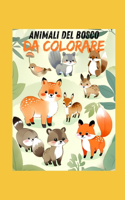 Animali del bosco DA COLORARE