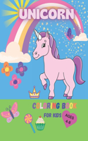 Unicorn Coloring Book for Kids Ages 4-8