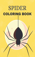 spider coloring book: a perfect spider coloring book for kids