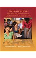 Teaching Students with Mild and High-Incidence Disabilities at the Secondary Level
