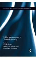 Public Management in Times of Austerity