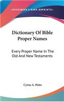 Dictionary Of Bible Proper Names