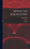 Report on Blacklisting