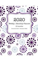 2020 Weekly / Monthly Planner 13 Months - December 2019 - December 2020
