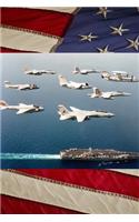 US Navy Aircraft Carrier USS Carl_Vinson (CVN 70) with Jets in the Air Journal