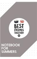 Notebook for Summers