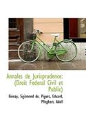 Annales de Jurisprudence: Droit F D Ral Civil Et Public: Droit F D Ral Civil Et Public