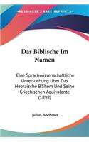 Biblische Im Namen