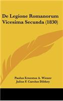 de Legione Romanorum Vicesima Secunda (1830)