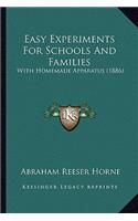 Easy Experiments for Schools and Families